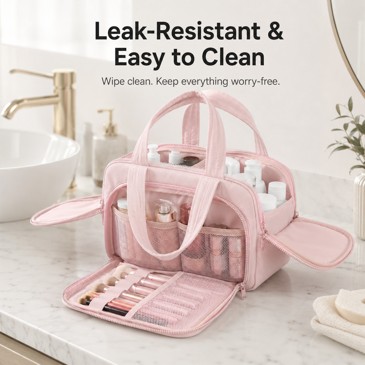 Portable Travel Makeup Bag