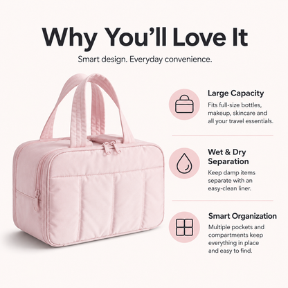 Portable Travel Makeup Bag